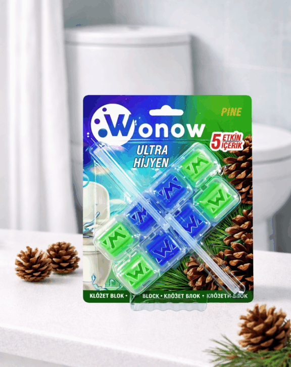 Wonow Ultra Hijyen Çam Kokulu Klozet Bloğu (2'li)