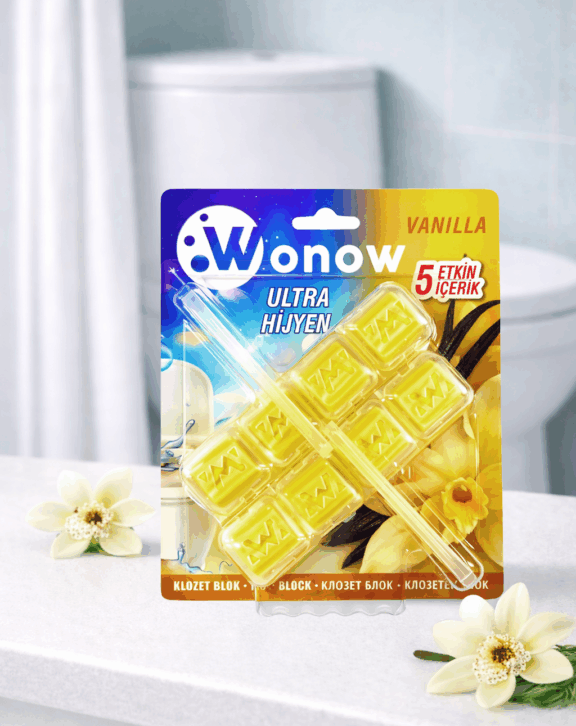Wonow Ultra Hijyen Vanilya Kokulu Klozet Bloğu (2'li)
